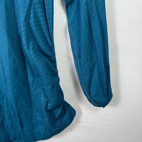 Athleta Blue Long Sleeve Top Womens Size L - Picture 4 of 5